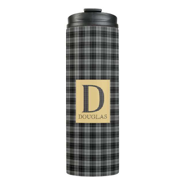 Termo Douglas Tartan Monogram D (Anverso)