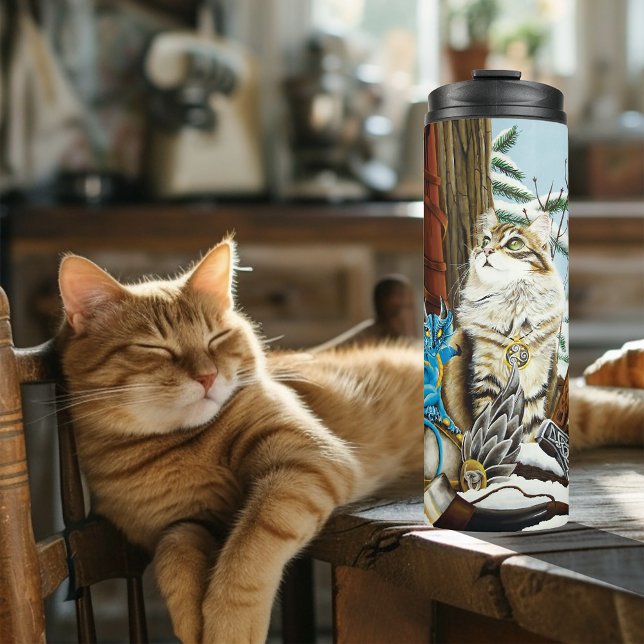 Termo Dragón azul Viking Cat (Subido por el creador)