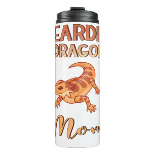 Termo Dragón barbudo Reptile Lizard Terrarium Mascota Ma