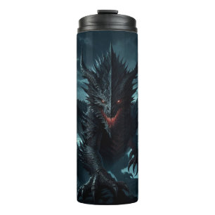 Termo Dragón medieval oscuro