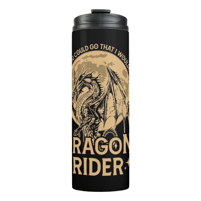 Termo Dragon Rider Unfficial Cuarto Wing Merch (Anverso)