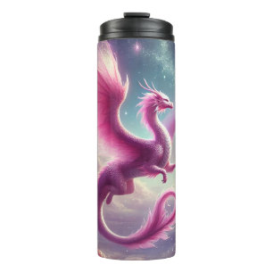 Termo Dragón rosa