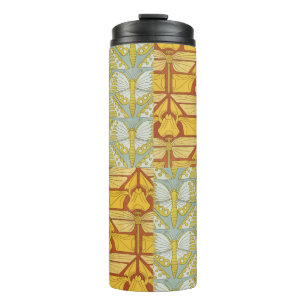 Termo Dragonflies Butterflies Art Nouveau