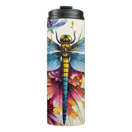 Termo Dragonfly Floral Multicolor Art