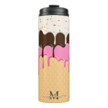 Drenaje Crema De Hielo Rocia Monograma De Fanfón