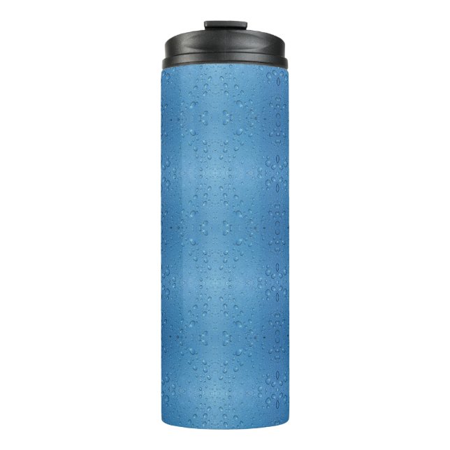 Termo Droplas de agua contra el cielo azul (Anverso)