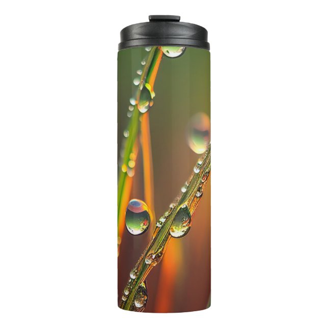 Termo Dropletas de agua Tranquilas Naturaleza Tranquila  (Anverso)