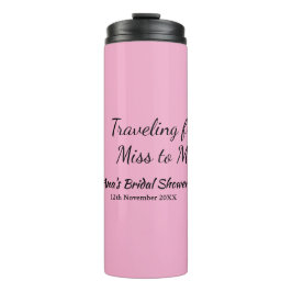 Termo Ducha de novias de viaje añada fecha de caducidad