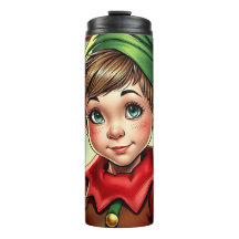 Duende de dibujos animados caprichoso | Navidad