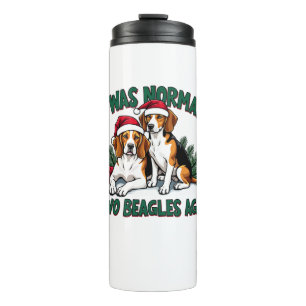 Termo Dueño de perro de Beagle Navidades Navidad Navidad