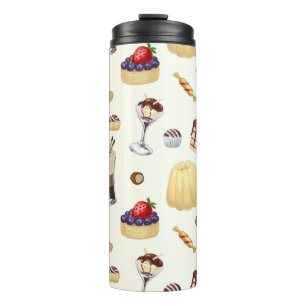 Termo Dulce con postres variados.