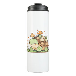 Termo Dulce diseño Kawaii de Tortuga Bosque Encantado Co