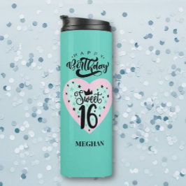 Termo Dulce personalizado 16 cumpleaños