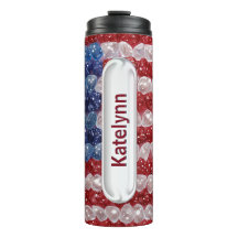 Dulce Personalizado Bandera Americana Rojo Blanco 