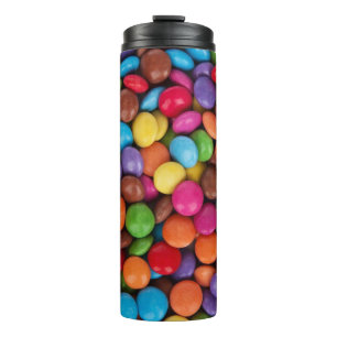 Termo Dulces Botón Coloridos Divertidos