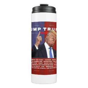 Termo Dump ilustracion Trump 2020
