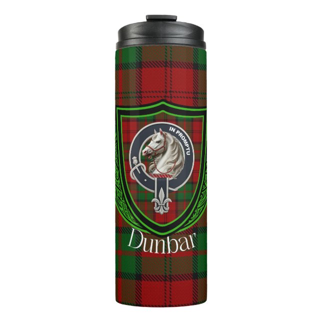 Termo Dunbar Scottish Clan Tartan & Crest (Anverso)
