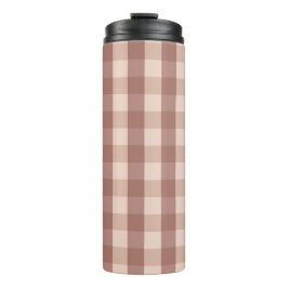 Termo Dusty Pink Gingham Checkered