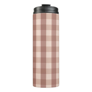 Termo Dusty Pink Gingham Checkered