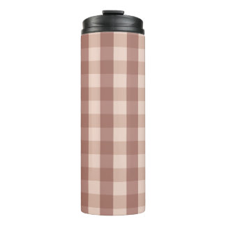 Termo Dusty Pink Gingham Checkered