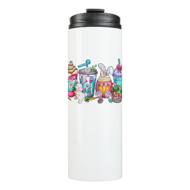 Termo Easter Eggs Coffee Bunny Cups Latte Iced Cream Wom (Anverso)