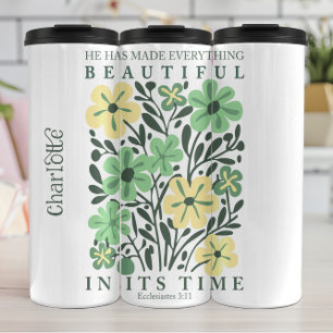 Termo Ecclesiastes Hermoso Diseño Floral