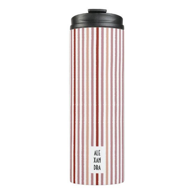 Termo Echo Trails Personalizado Tumbler térmico - Rayas  (Anverso)