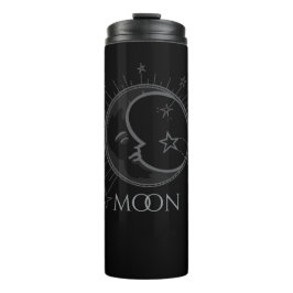 Termo Eclectic Moon Flask Custom Name