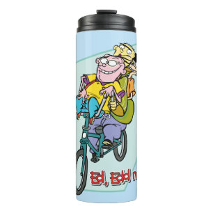 Termo Ed, Edd, y Eddy en una bicicleta