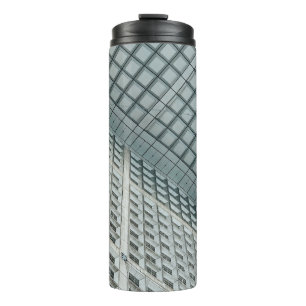 Termo Edificio comercial de altura blanca