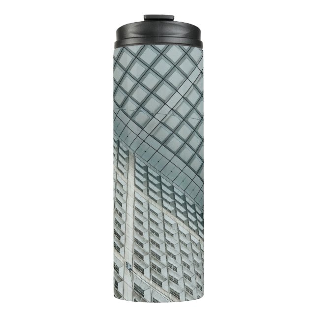 Termo Edificio comercial de altura blanca (Anverso)