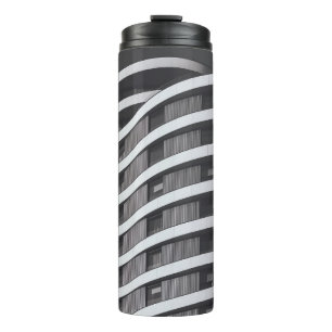 TERMO EDIFICIO COMERCIAL GRIS Y NEGRO
