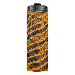 Termo EDIFICIO DE CONCRETO naranja