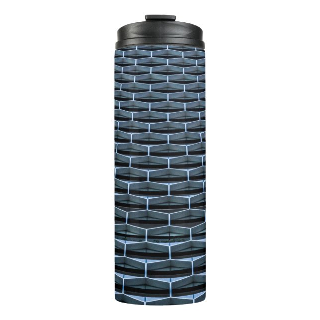 Termo Edificio gris bajo cielo azul claro (Anverso)