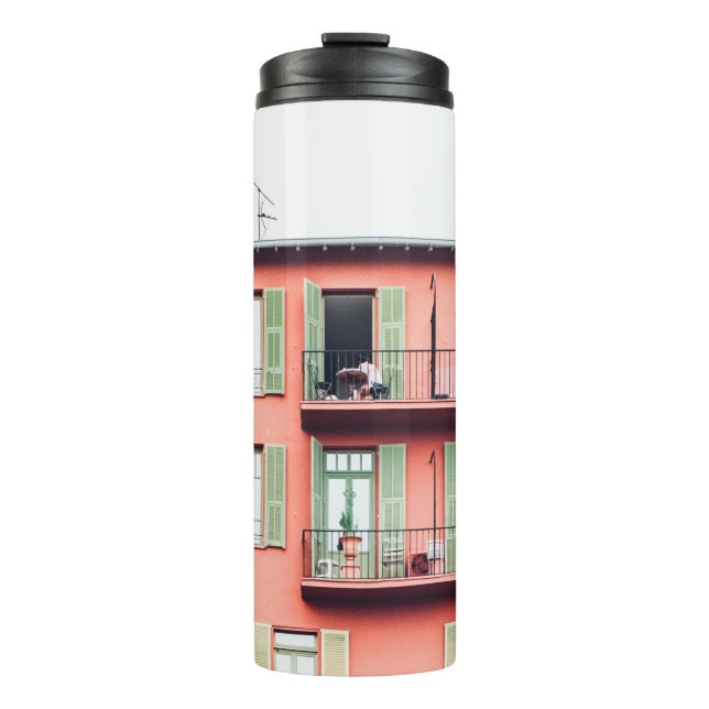 Termo EDIFICIO naranja Y VERDE DE 4 PLANTAS (Anverso)