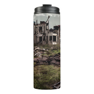 Termo Edificios Abandonados Destrucción Post Apocalips