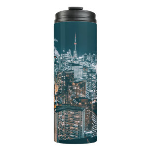 TERMO EDIFICIOS DE LA CIUDAD CON VISTAS SUPERIORES