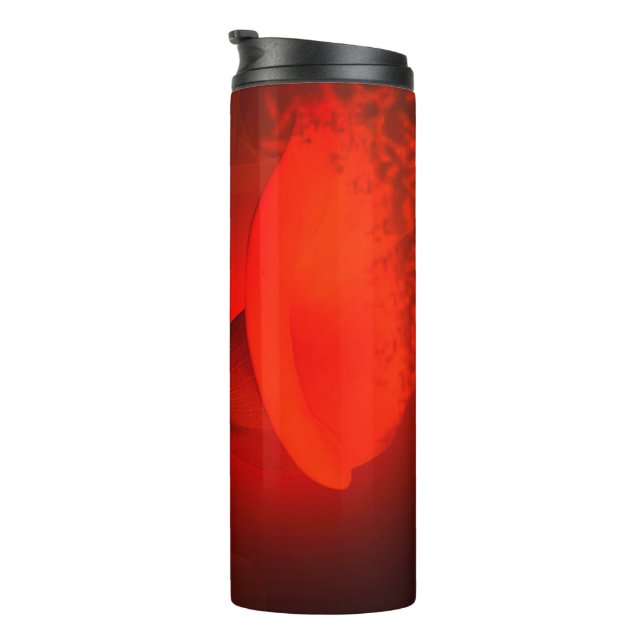 Termo Efecto dispersión roja de Calla Lily Vivid (Rotado hacia la derecha)