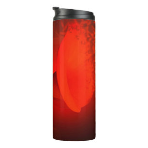 Termo Efecto rojo vivo de la dispersión de la cala