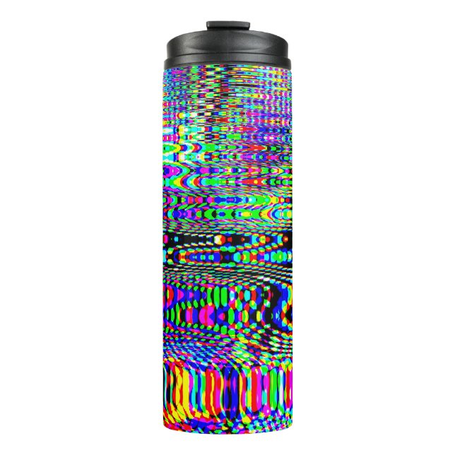 Termo Efectos digitales: diseño abstracto multicolor (Anverso)