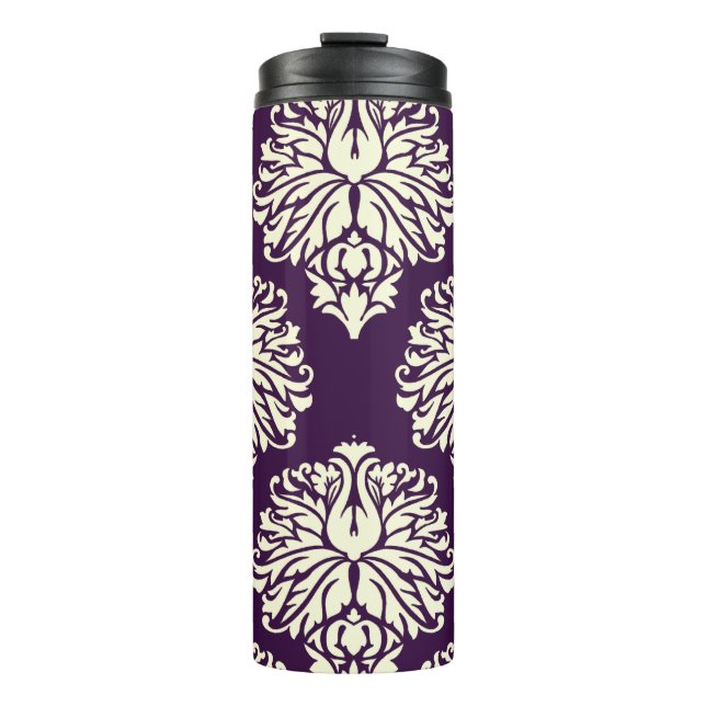 Termo Eggplant Southern Cottage Damask (Anverso)