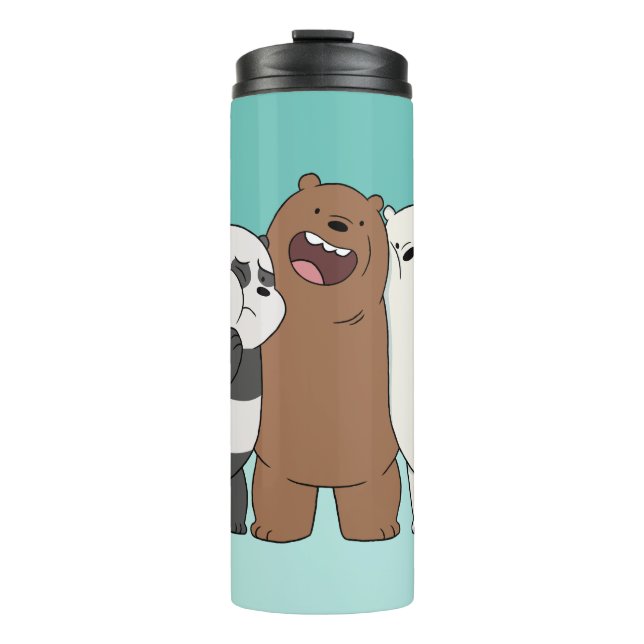 Termo El abrazo del grupo Bare Bears (Anverso)