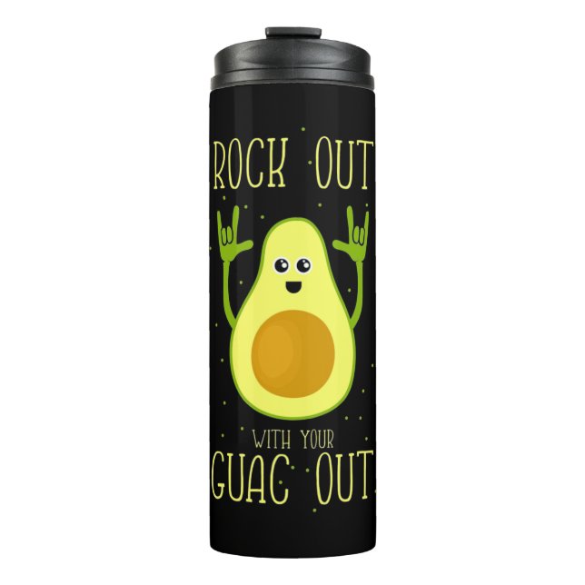 Termo El aguacate roca con la boca afuera (Anverso)