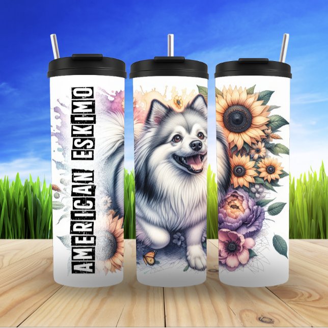 Termo El alegre florecimiento del perro esquimal estadou (Subido por el creador)