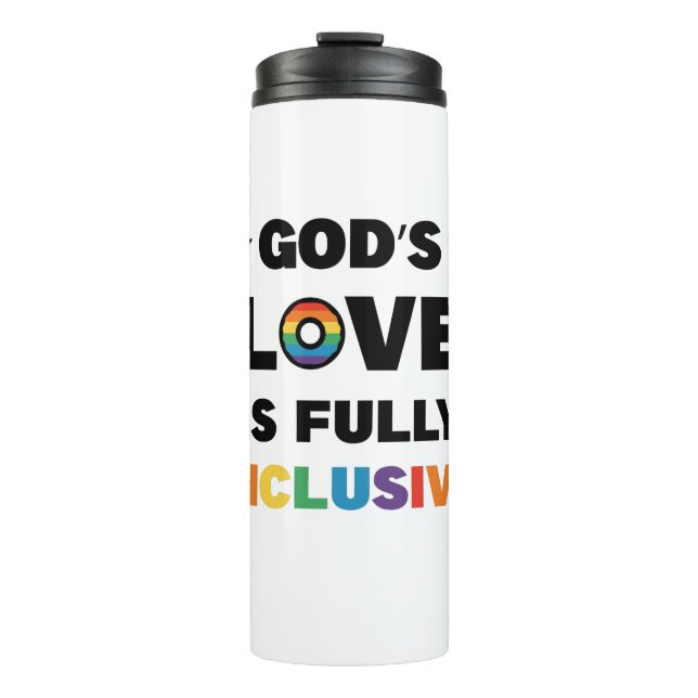 Termo El Amor de Dios es Totalmente Inclusivo Mes del Or (Anverso)