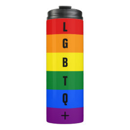Termo El arcoiris del orgullo del personalizado LGBTQ pe