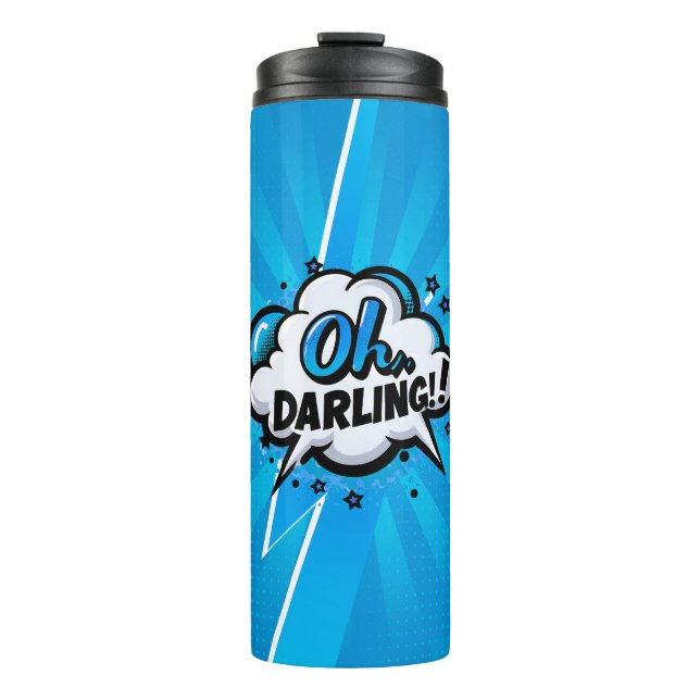 Termo ¡El arte del cómic pop Oh DARLING! (Anverso)