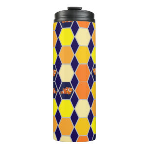 Termo El arte dibujado a mano de pez globo