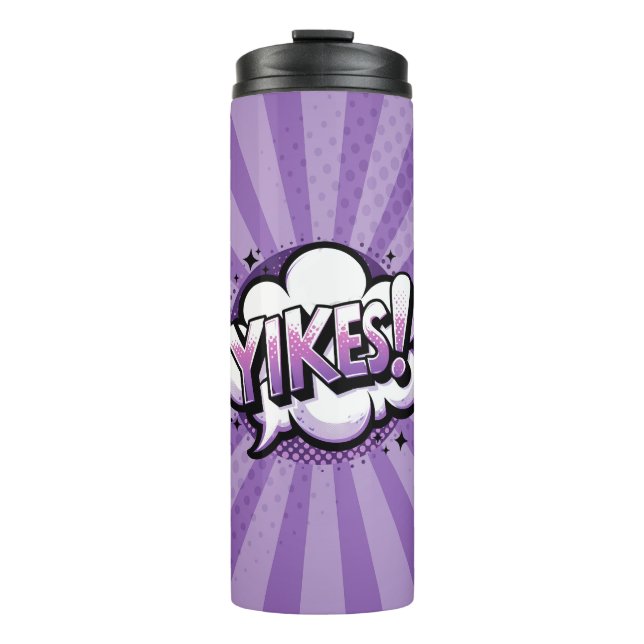 Termo ¡El arte pop cómico YIKES! (Anverso)