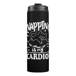 Termo El Ataque Es Mi Diseño De Gato Cardio Sencillo Y F